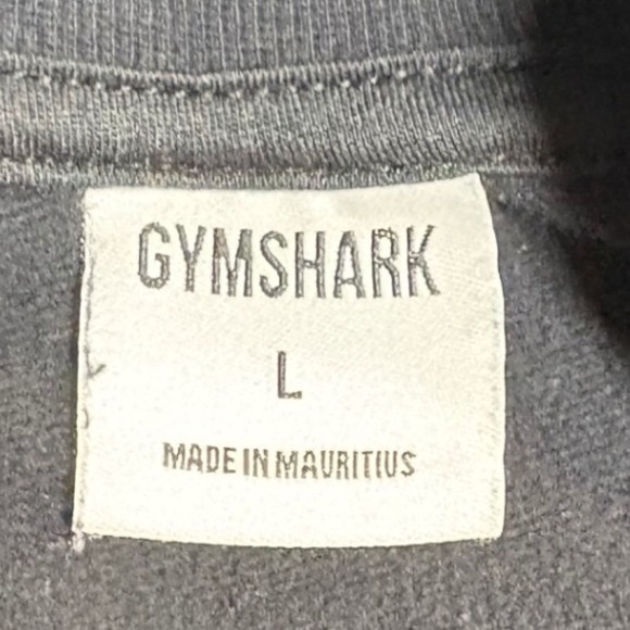 Gymshark Black Cropped Hoodie Long Sleeve Athletic Workout Top Womens L - Picture 8 of 11